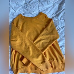 Bright color crew neck sweatshirt